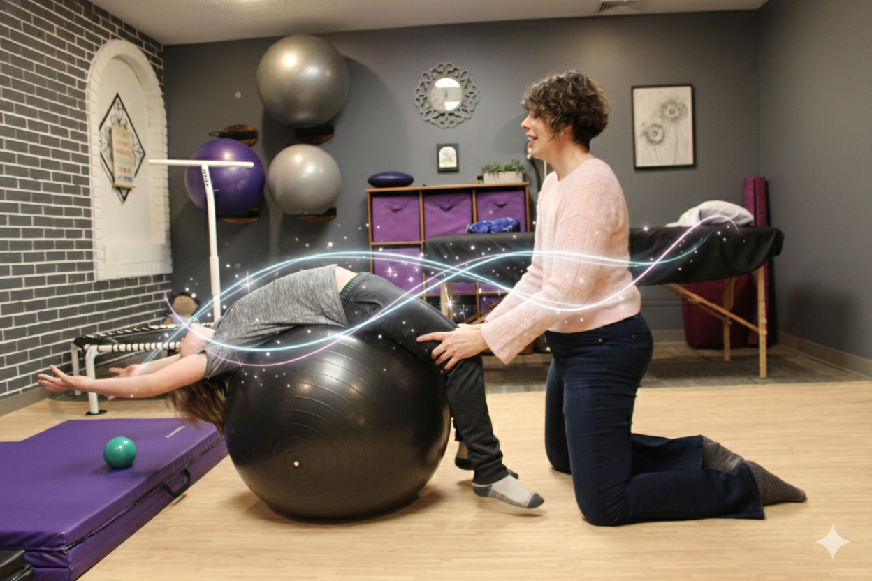 Somatic movement therapy session